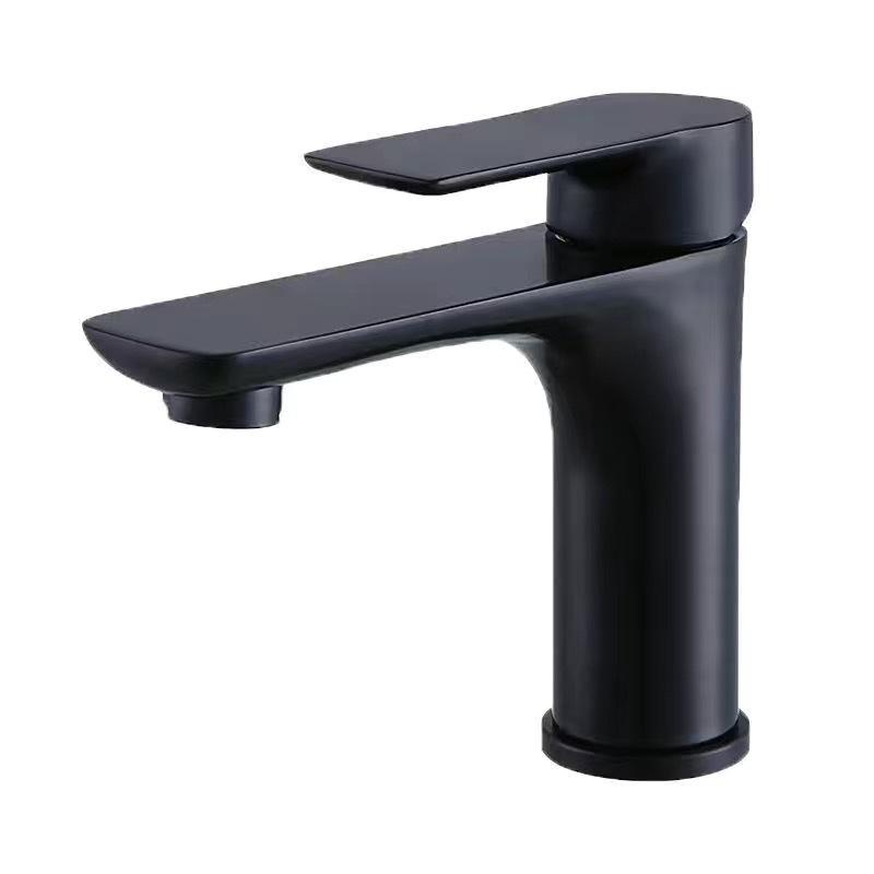S505-3501B — Mezcladora para lavamanos Negro Mate